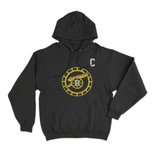 Boston Raiders Logo Unisex Hoodie Black