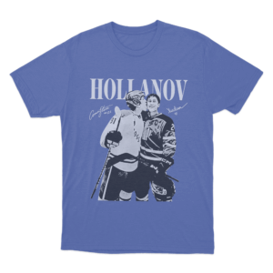 Heated Rivalry Hollanov Kiss Unisex T Shirt Blue