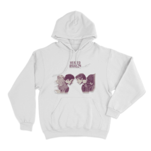 Heated Rivalry Ice Hockey Unisex Hoodie White