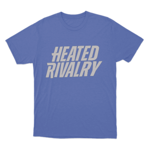 Heated Rivalry Logo Unisex T Shirt Blue