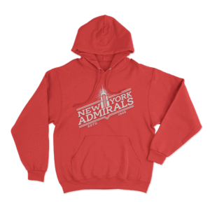 New York Admirals Unisex Hoodie Red
