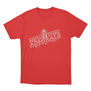New York Admirals Unisex T Shirt Red
